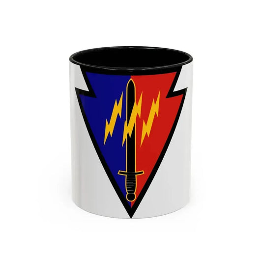 219th Battlefield Surveillance Brigade (U.S. Army) Accent Coffee Mug 11oz Black - Go Mug Yourself