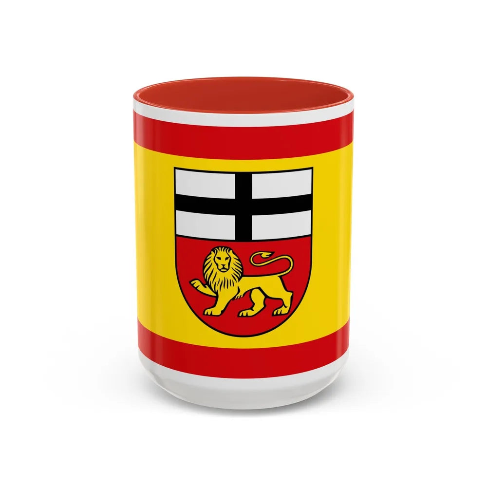 Flag of Bonn Germany - Accent Coffee Mug-15oz-Red-Go Mug Yourself