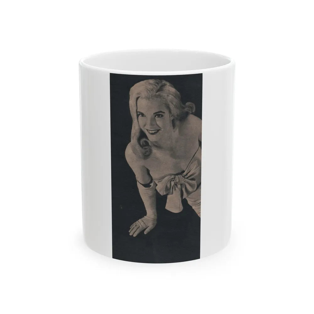 Cathy Downs #55 - Magazine Page Photo Clipping (Vintage Female Icon) White Coffee Mug-11oz-Go Mug Yourself