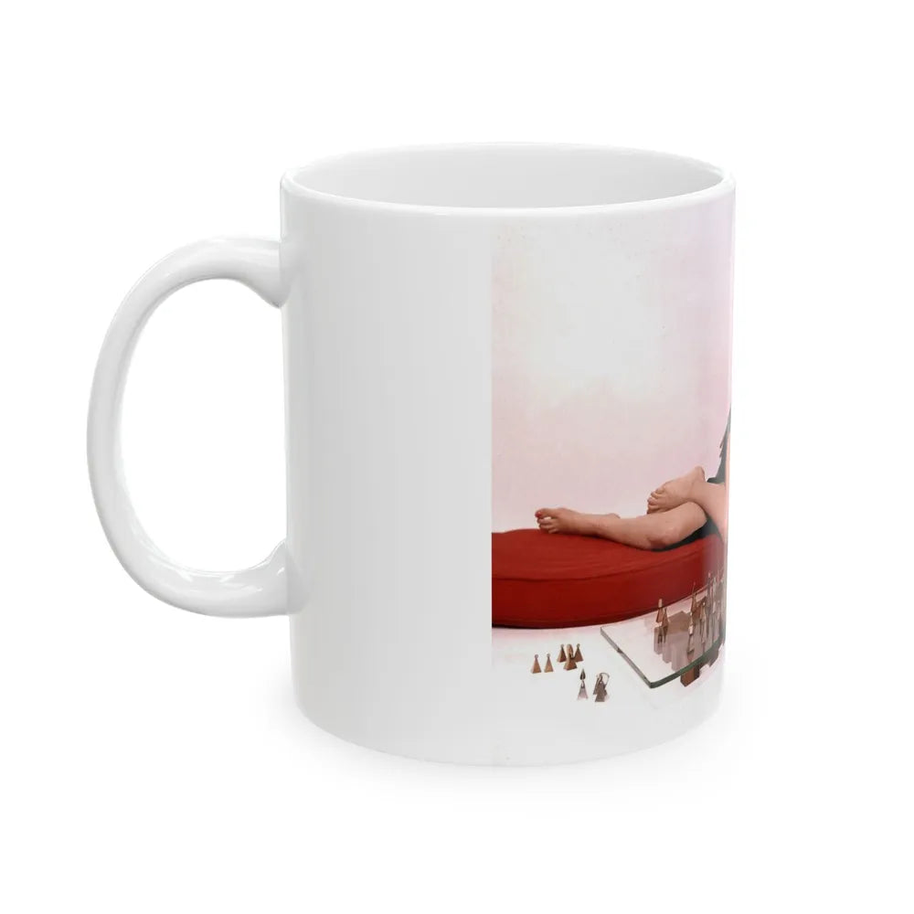 Jayne Mansfield #204 (Vintage Female Icon) White Coffee Mug-Go Mug Yourself