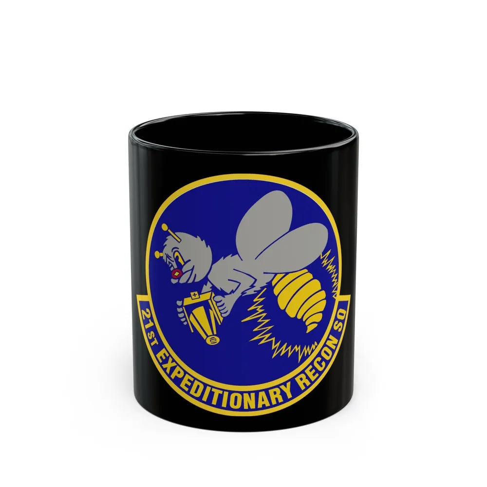 21st Expeditionary Reconnaissance Squadron (U.S. Air Force) Black Coffee Mug-11oz-Go Mug Yourself