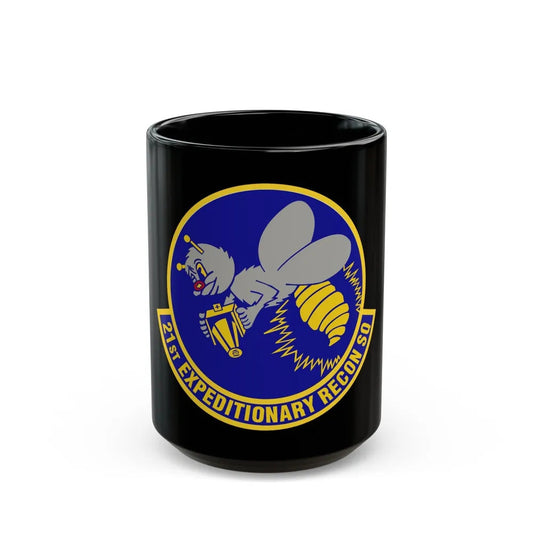 21st Expeditionary Reconnaissance Squadron (U.S. Air Force) Black Coffee Mug-15oz-Go Mug Yourself