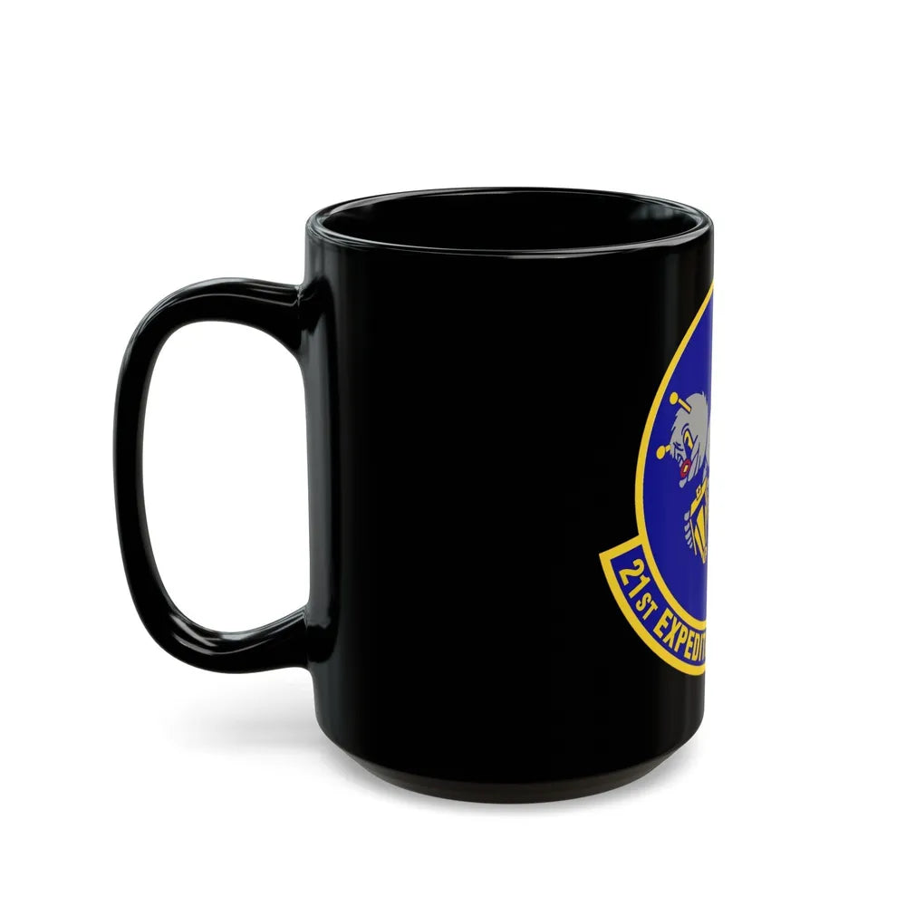 21st Expeditionary Reconnaissance Squadron (U.S. Air Force) Black Coffee Mug-Go Mug Yourself