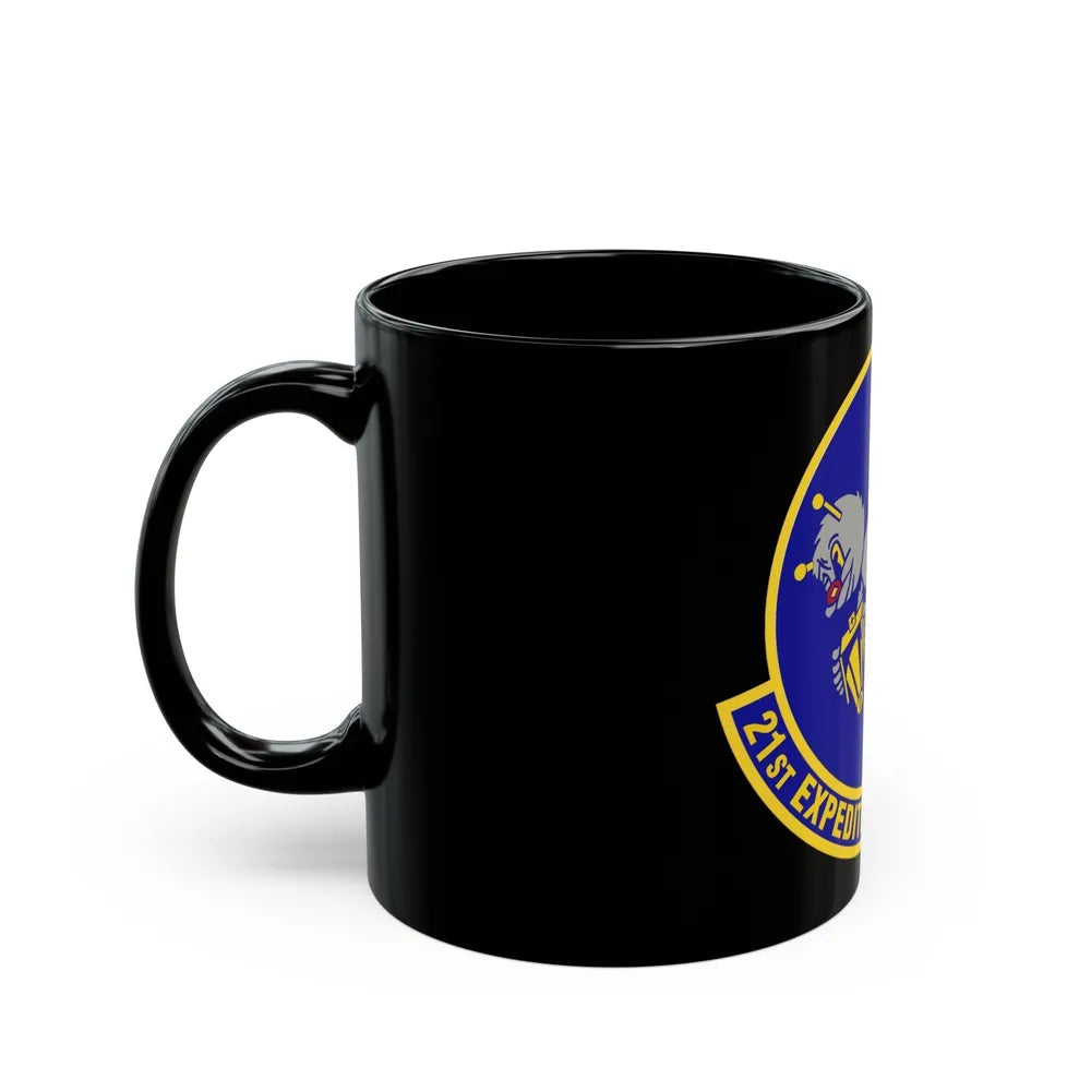 21st Expeditionary Reconnaissance Squadron (U.S. Air Force) Black Coffee Mug-Go Mug Yourself