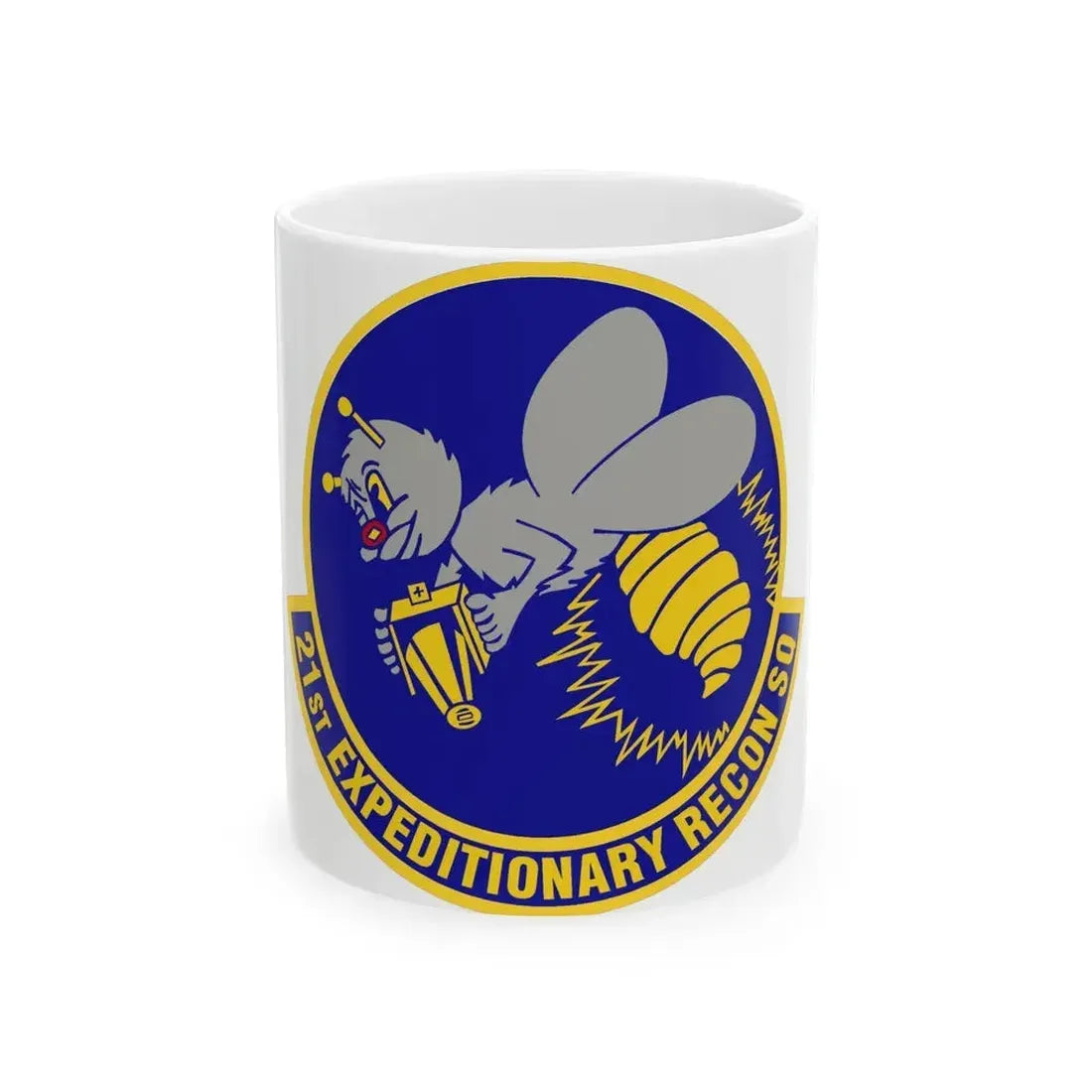 21st Expeditionary Reconnaissance Squadron (U.S. Air Force) White Coffee Mug 11oz - Go Mug Yourself