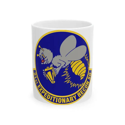 21st Expeditionary Reconnaissance Squadron (U.S. Air Force) White Coffee Mug 11oz - Go Mug Yourself