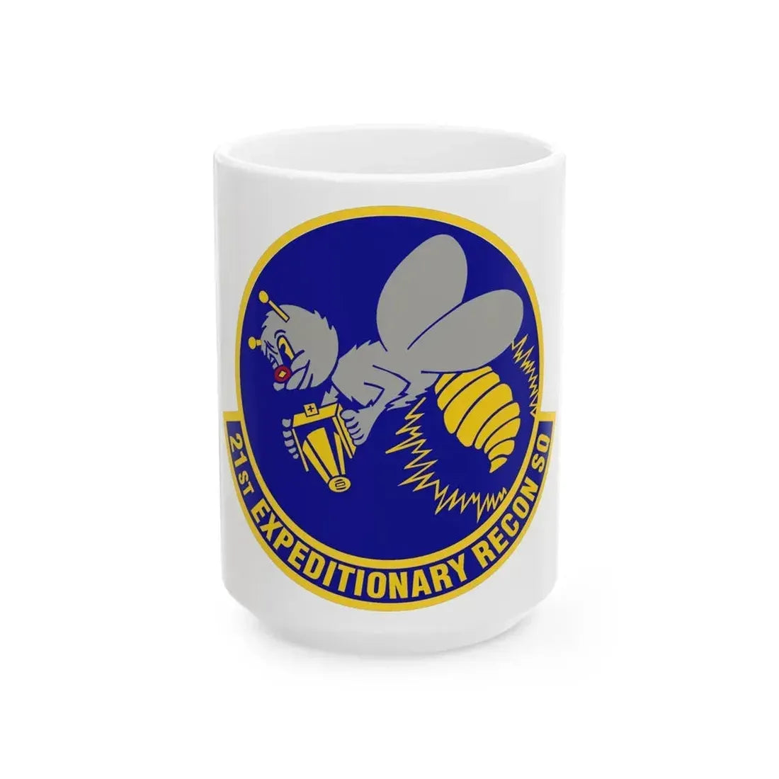 21st Expeditionary Reconnaissance Squadron (U.S. Air Force) White Coffee Mug 15oz - Go Mug Yourself