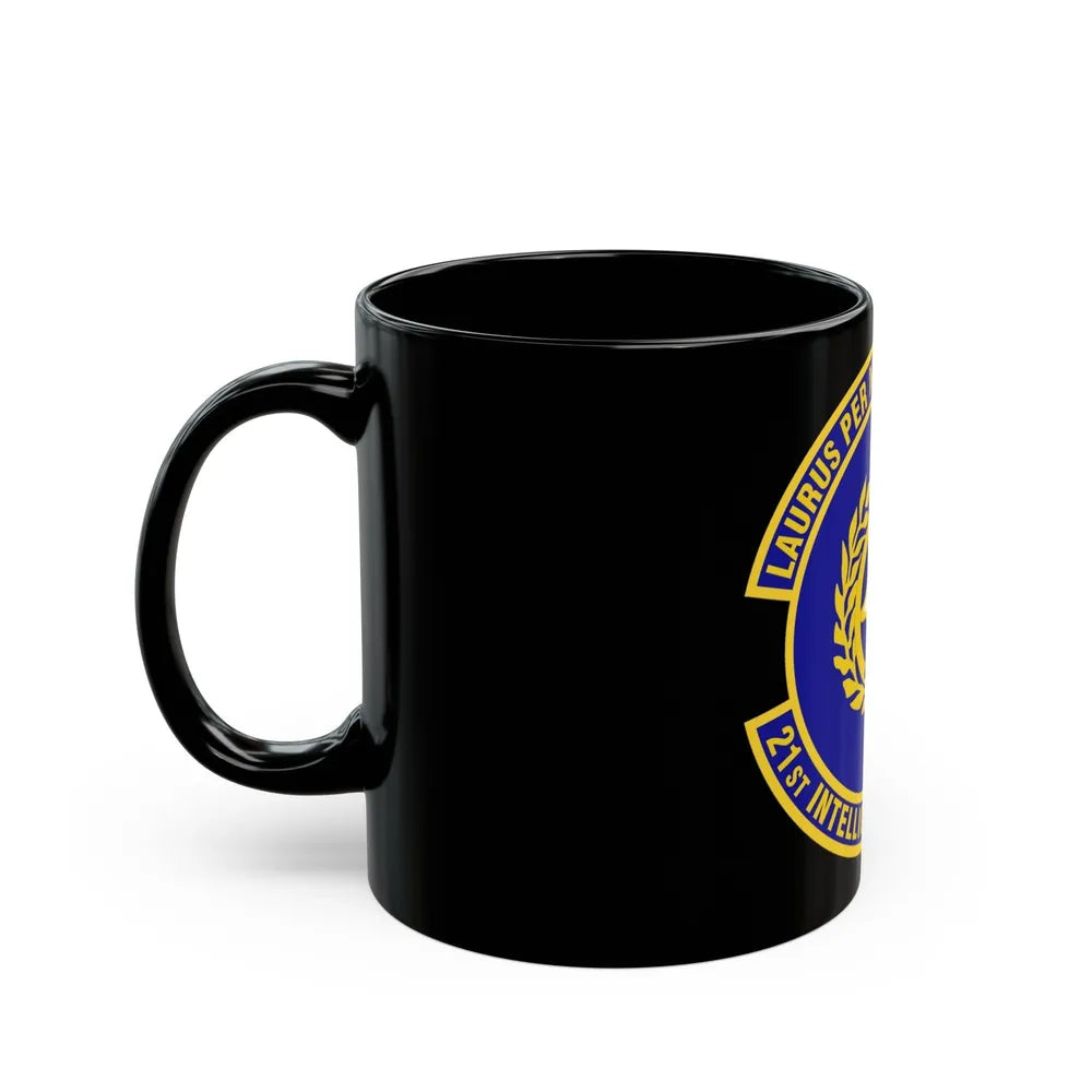 21st Intelligence Squadron (U.S. Air Force) Black Coffee Mug-Go Mug Yourself