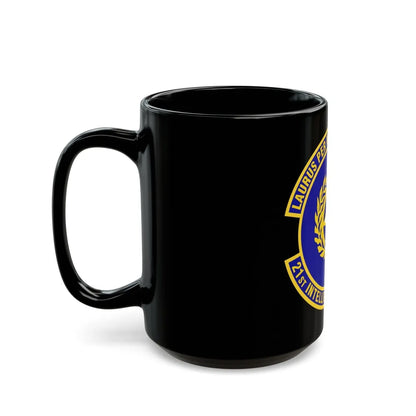 21st Intelligence Squadron (U.S. Air Force) Black Coffee Mug-Go Mug Yourself