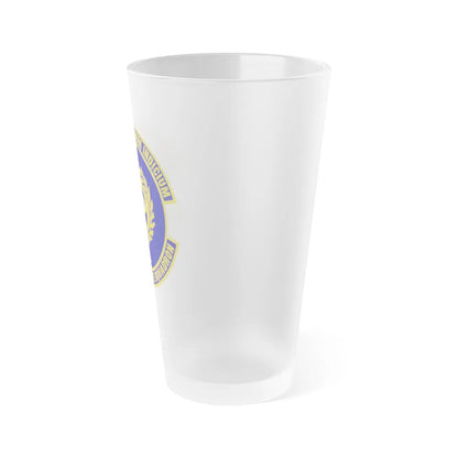 21st Intelligence Squadron (U.S. Air Force) Frosted Pint Glass 16oz-Go Mug Yourself