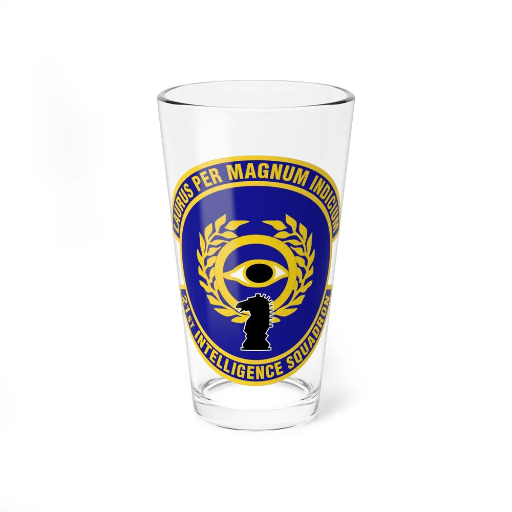 21st Intelligence Squadron (U.S. Air Force) Pint Glass 16oz-16oz-Go Mug Yourself