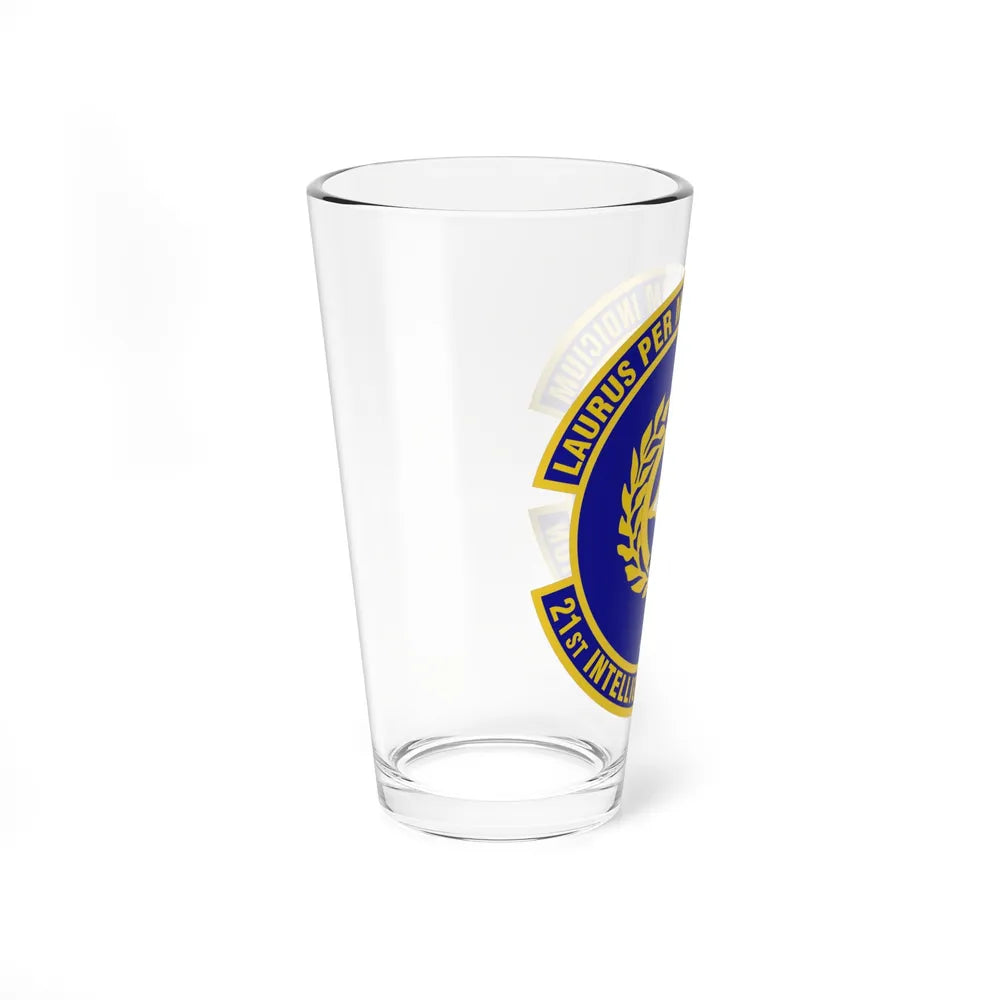 21st Intelligence Squadron (U.S. Air Force) Pint Glass 16oz-Go Mug Yourself