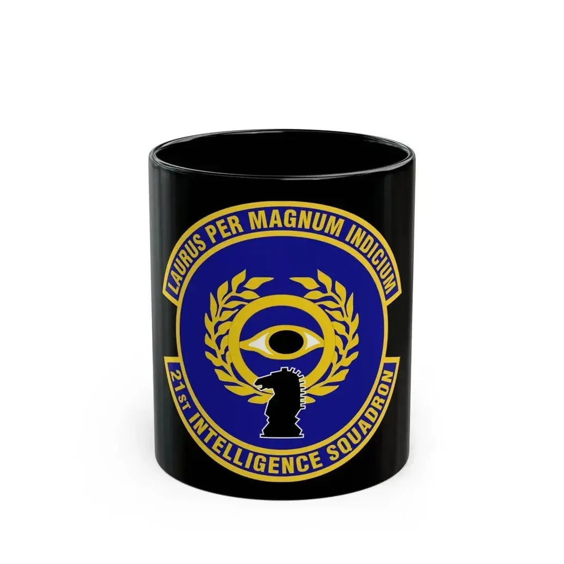 21st Intelligence Squadron (U.S. Air Force) Black Coffee Mug 11oz - Go Mug Yourself