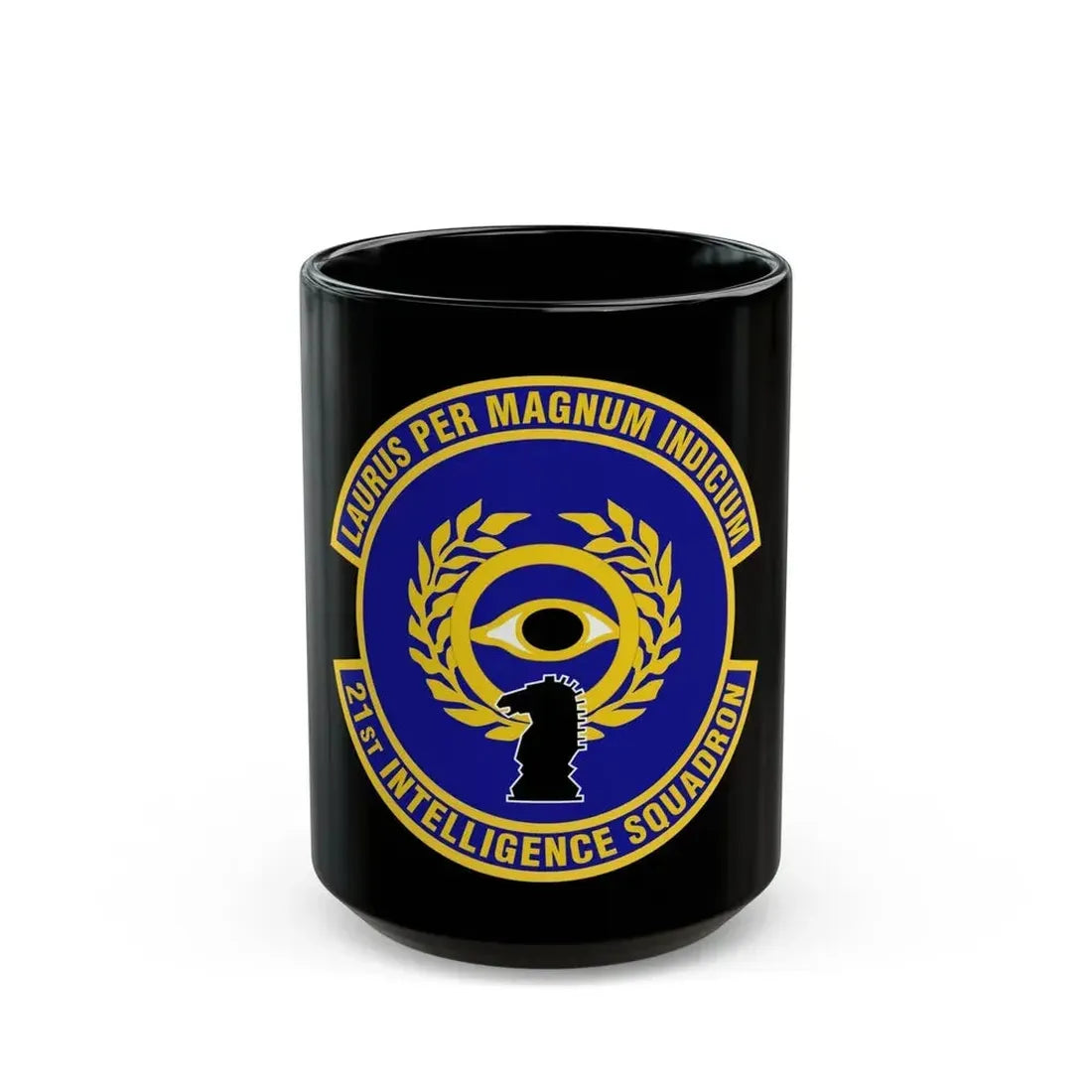 21st Intelligence Squadron (U.S. Air Force) Black Coffee Mug 15oz - Go Mug Yourself
