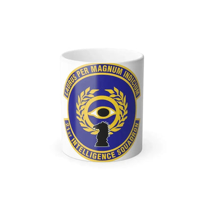 21st Intelligence Squadron (U.S. Air Force) Color Changing Coffee Mug 11oz - Go Mug Yourself