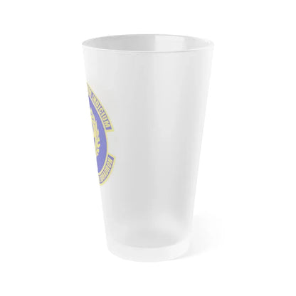 21st Intelligence Squadron (U.S. Air Force) Frosted Pint Glass 16oz - Go Mug Yourself