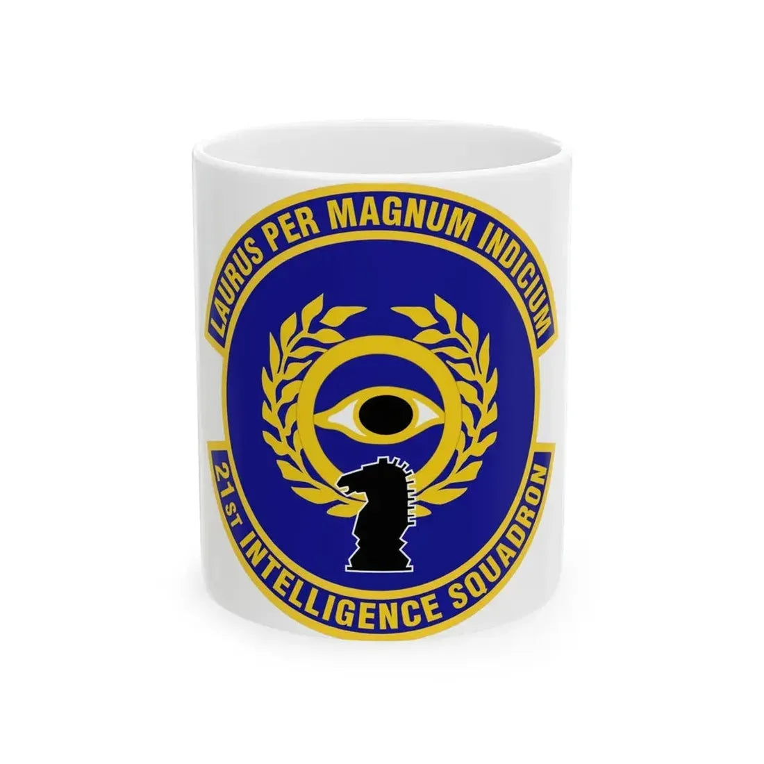 21st Intelligence Squadron (U.S. Air Force) White Coffee Mug 11oz - Go Mug Yourself