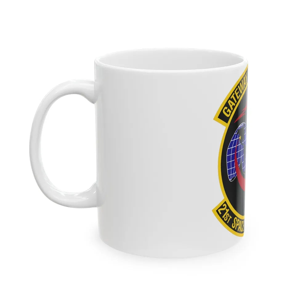 21st Space Operations Squadron (U.S. Air Force) White Coffee Mug-Go Mug Yourself