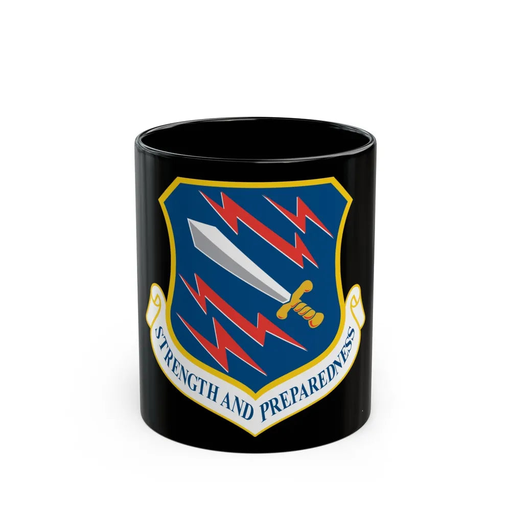 21st Space Wing (U.S. Air Force) Black Coffee Mug-11oz-Go Mug Yourself