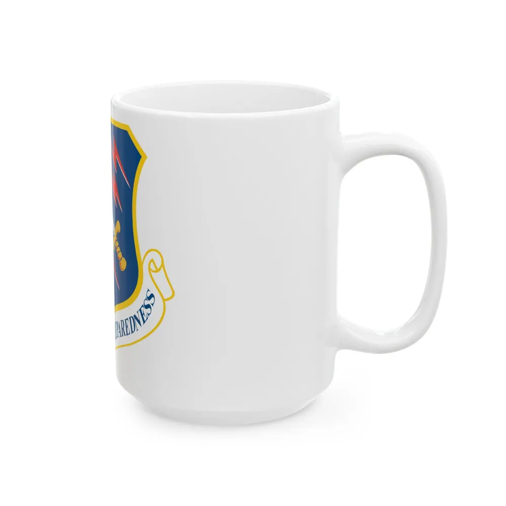 21st Space Wing (U.S. Air Force) White Coffee Mug-Go Mug Yourself