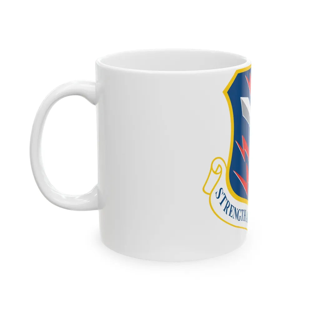 21st Space Wing (U.S. Air Force) White Coffee Mug-Go Mug Yourself