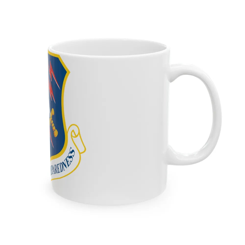 21st Space Wing (U.S. Air Force) White Coffee Mug-Go Mug Yourself