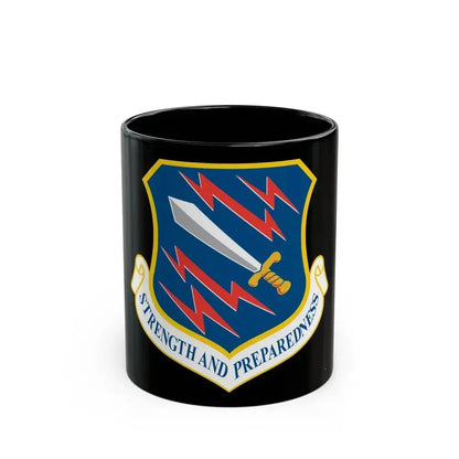 21st Space Wing (U.S. Air Force) Black Coffee Mug 11oz - Go Mug Yourself