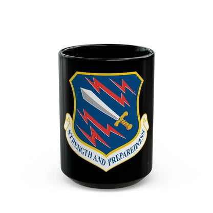 21st Space Wing (U.S. Air Force) Black Coffee Mug 15oz - Go Mug Yourself