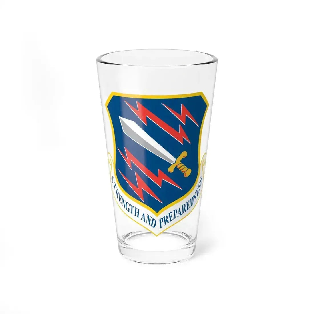 21st Space Wing (U.S. Air Force) Pint Glass 16oz 16oz - Go Mug Yourself