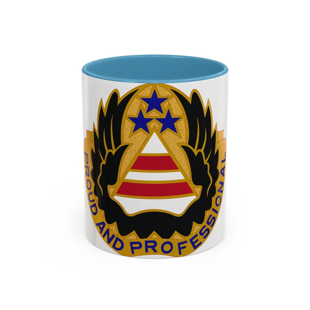 22 Aviation Battalion (U.S. Army) Accent Coffee Mug-11oz-Light Blue-Go Mug Yourself