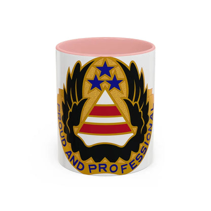 22 Aviation Battalion (U.S. Army) Accent Coffee Mug-11oz-Pink-Go Mug Yourself