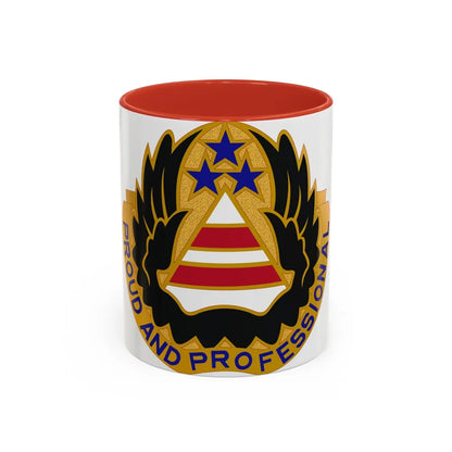 22 Aviation Battalion (U.S. Army) Accent Coffee Mug-11oz-Red-Go Mug Yourself