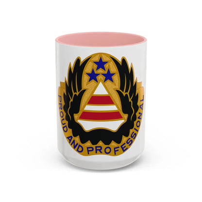 22 Aviation Battalion (U.S. Army) Accent Coffee Mug-15oz-Pink-Go Mug Yourself