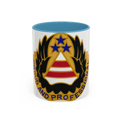 22 Aviation Battalion (U.S. Army) Accent Coffee Mug 11oz Light Blue - Go Mug Yourself