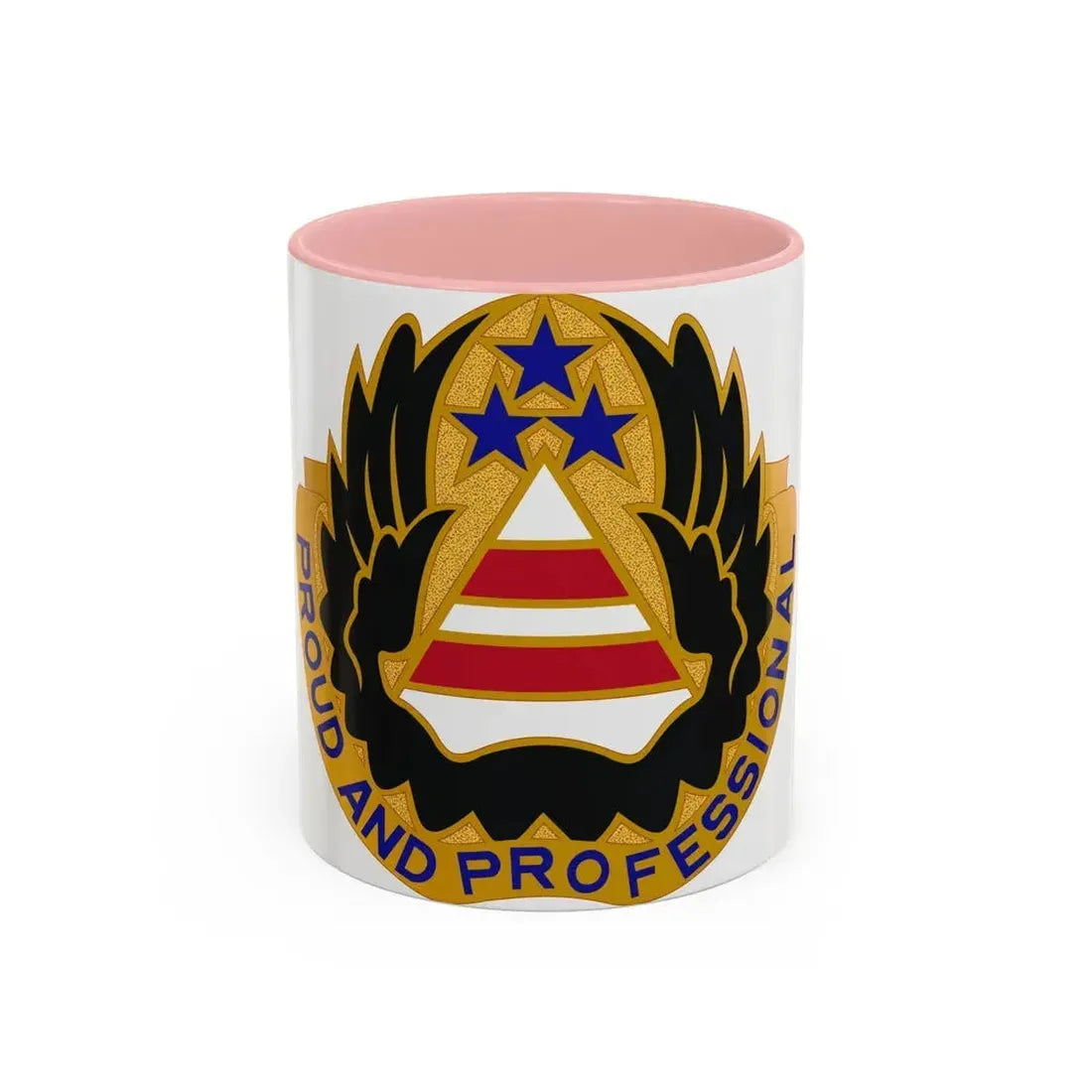 22 Aviation Battalion (U.S. Army) Accent Coffee Mug 11oz Pink - Go Mug Yourself