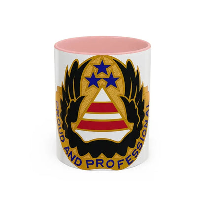 22 Aviation Battalion (U.S. Army) Accent Coffee Mug 11oz Pink - Go Mug Yourself