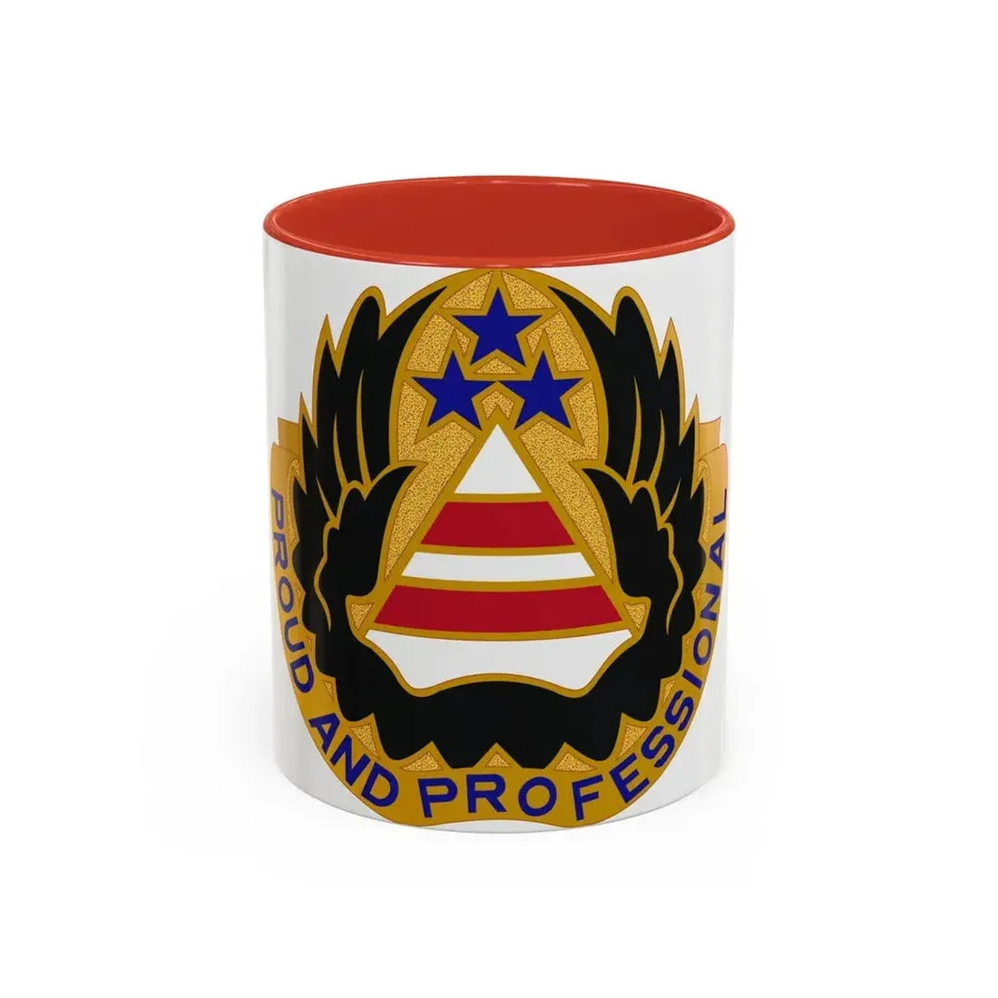 22 Aviation Battalion (U.S. Army) Accent Coffee Mug 11oz Red - Go Mug Yourself