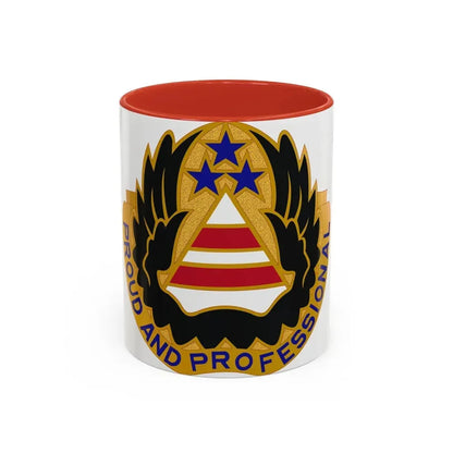 22 Aviation Battalion (U.S. Army) Accent Coffee Mug 11oz Red - Go Mug Yourself