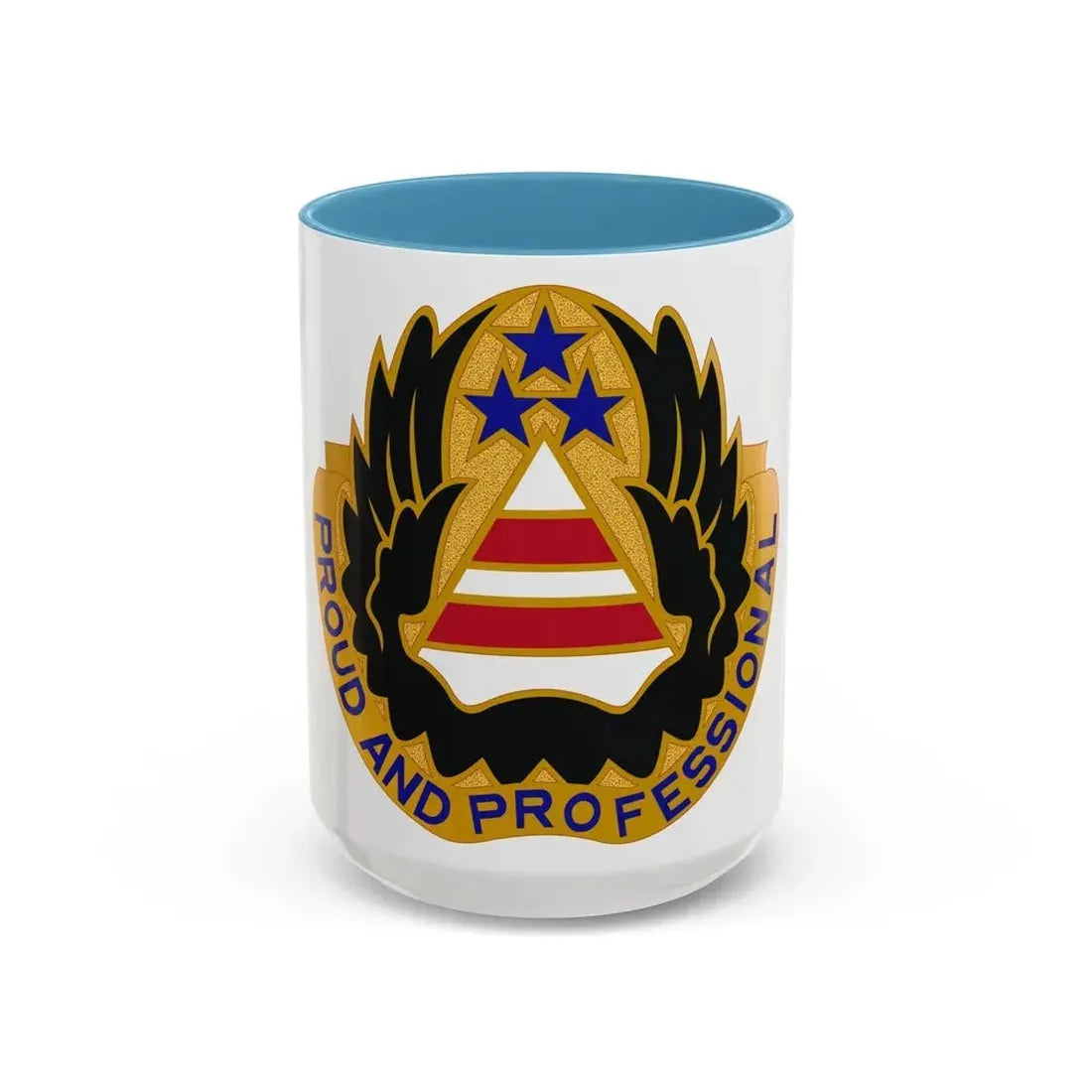 22 Aviation Battalion (U.S. Army) Accent Coffee Mug 15oz Light Blue - Go Mug Yourself