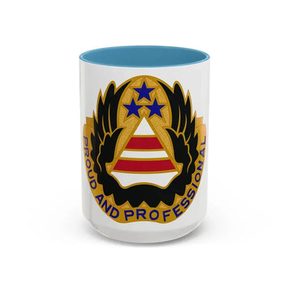 22 Aviation Battalion (U.S. Army) Accent Coffee Mug 15oz Light Blue - Go Mug Yourself