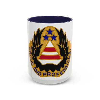 22 Aviation Battalion (U.S. Army) Accent Coffee Mug 15oz Navy - Go Mug Yourself
