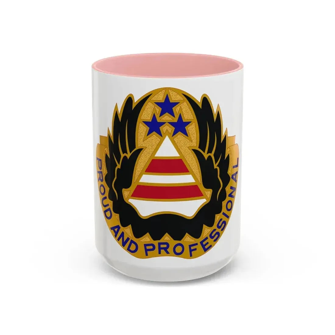 22 Aviation Battalion (U.S. Army) Accent Coffee Mug 15oz Pink - Go Mug Yourself