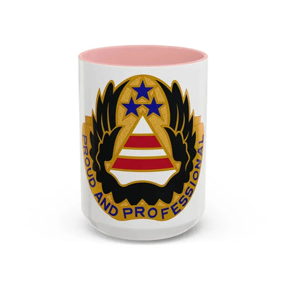 22 Aviation Battalion (U.S. Army) Accent Coffee Mug 15oz Pink - Go Mug Yourself