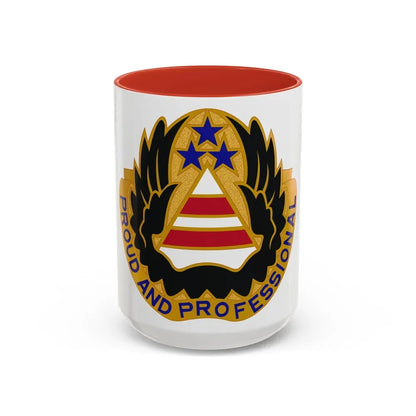 22 Aviation Battalion (U.S. Army) Accent Coffee Mug 15oz Red - Go Mug Yourself