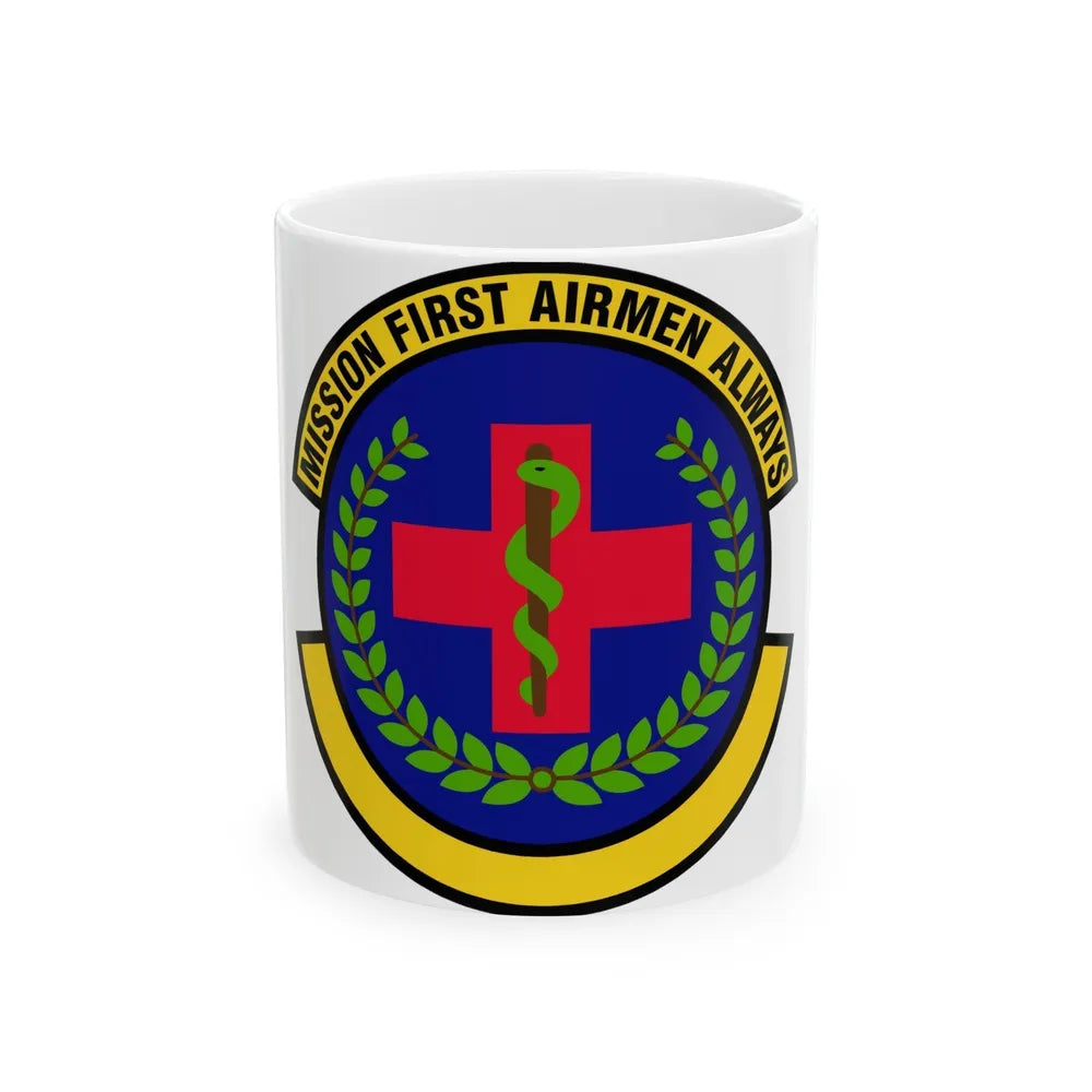 22 Healthcare Operations Squadron AMC (U.S. Air Force) White Coffee Mug-11oz-Go Mug Yourself