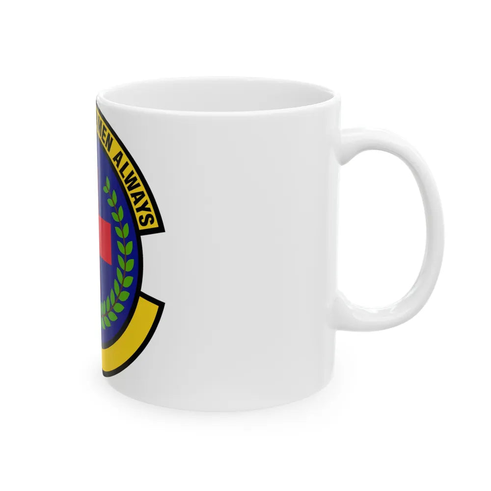 22 Healthcare Operations Squadron AMC (U.S. Air Force) White Coffee Mug-Go Mug Yourself