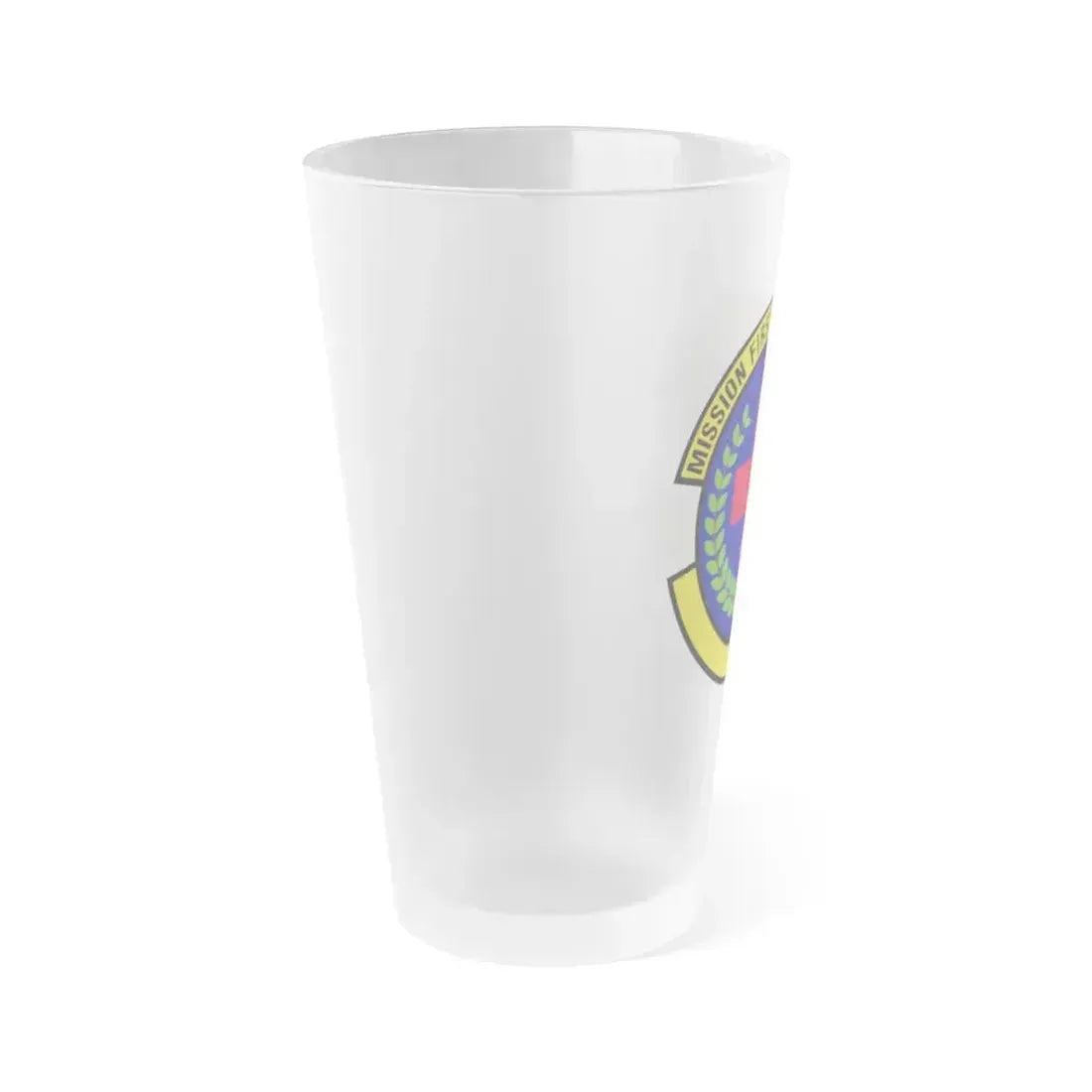22 Healthcare Operations Squadron AMC (U.S. Air Force) Frosted Pint Glass 16oz - Go Mug Yourself