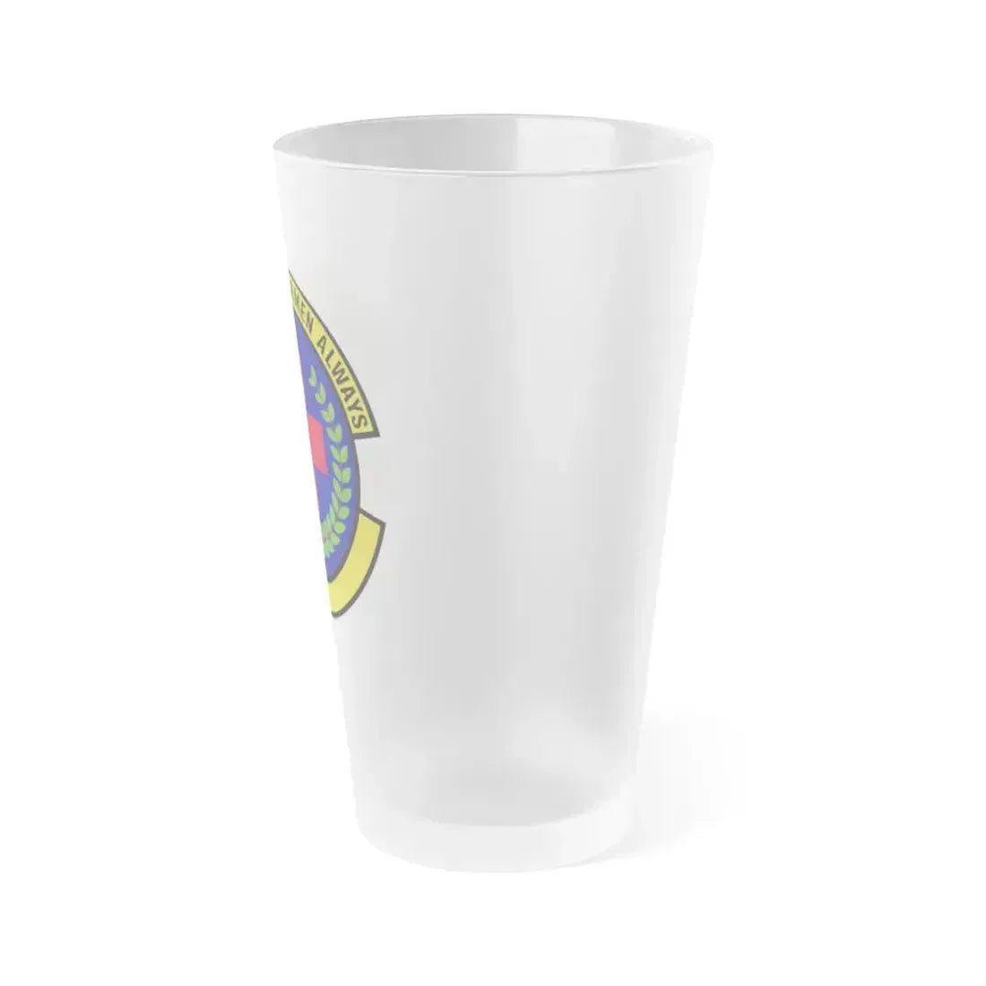 22 Healthcare Operations Squadron AMC (U.S. Air Force) Frosted Pint Glass 16oz - Go Mug Yourself