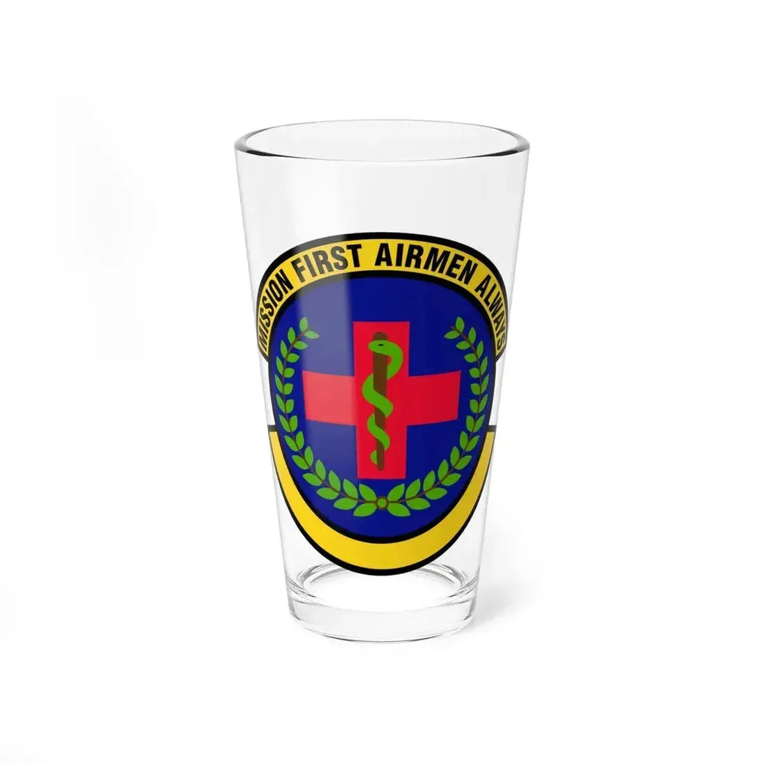 22 Healthcare Operations Squadron AMC (U.S. Air Force) Pint Glass 16oz 16oz - Go Mug Yourself