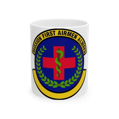 22 Healthcare Operations Squadron AMC (U.S. Air Force) White Coffee Mug 11oz - Go Mug Yourself
